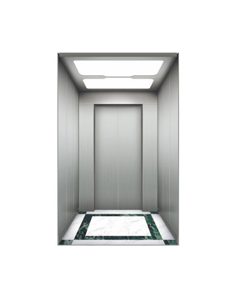 Fh K01 Cheap Diamond Silver-painted Stainless Steel Passenger Elevator