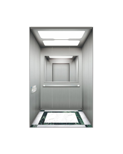 Fh K02 Diamond Silver-painted Stainless Steel Passenger Elevator
