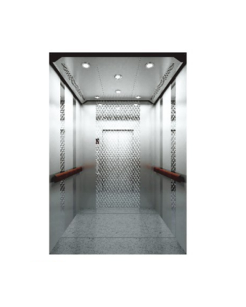 Fh K07 Arched White Transparent Panel Passenger Elevator 