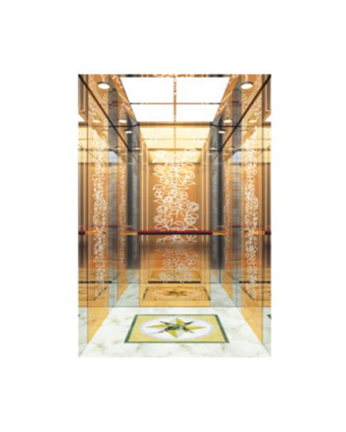 Fh K15 Luxury Commercial Round Handrail Passenger Elevator