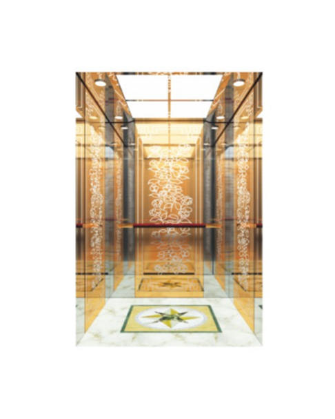 Fh K15 Luxury Commercial Round Handrail Passenger Elevator 