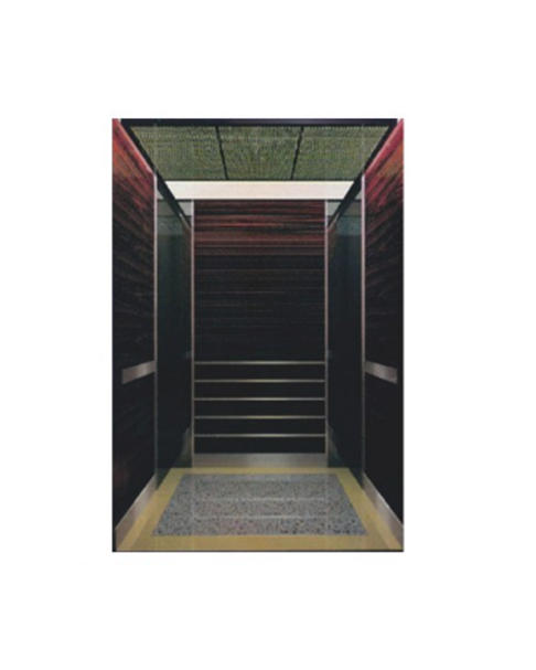 Fh K16 Black Titanium Mirror Stainless Steel Passenger Elevator 