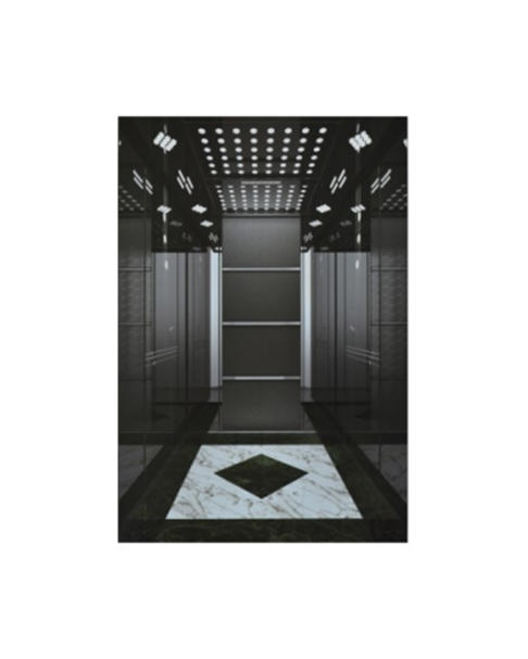 Fh K26 Black Titanium Stainless Steel Frame Passenger Elevator