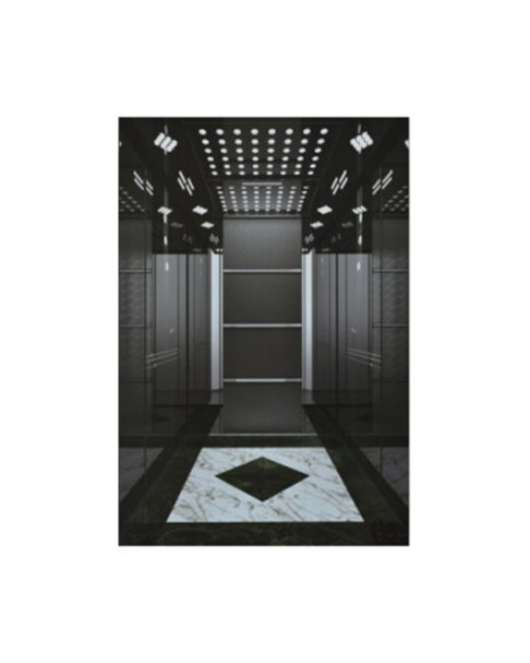 Fh K26 Black Titanium Stainless Steel Frame Passenger Elevator 