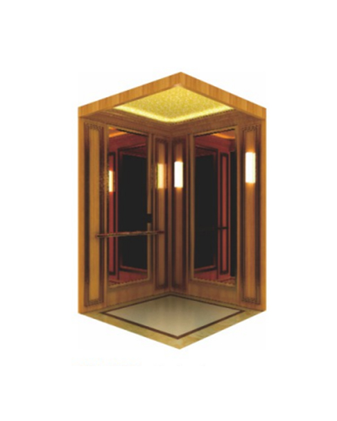 Fh K28 Rose Gold Hairline Stainless Steel Passenger Elevator 