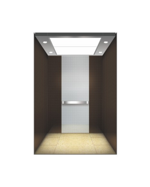 Fh K30 Bronze Etching Stainless Steel Passenger Elevator 