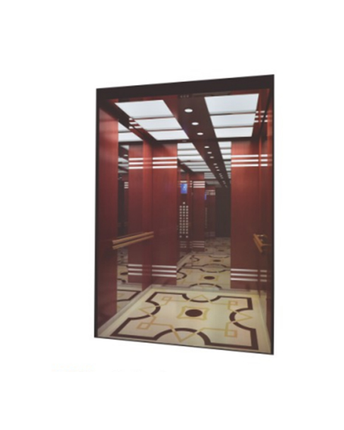 Fh K35 Rose Gold Double Armrests Passenger Elevator 